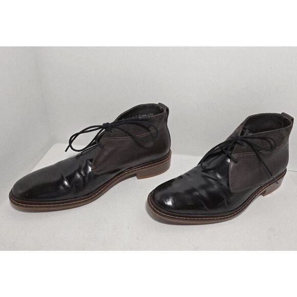 Cole Haan C10826 9 Air Colton Chukka Med/Dark Brown Shiny Boot Shoe sz 10 M main image 10